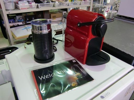 【モノ市場 東海店】ネスプレッソ コーヒーメーカー イニッシア エアロチーノセット  2016年製