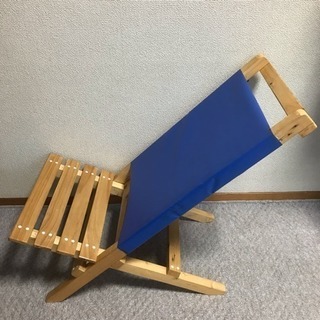 手作りウッドローチェア