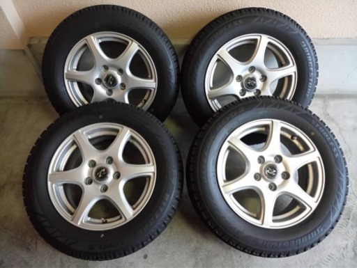 2008年製 ブリヂストン スタッドレスタイヤ ブリザック REVO2 195/65R15