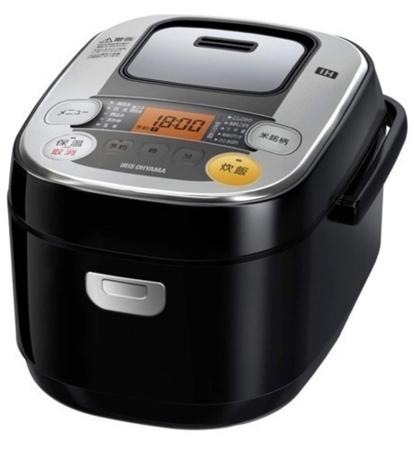 新品 アイリスオーヤマ 炊飯器 IH式 3合 銘柄炊き分け機能付き 大火力 RC-IB30-B