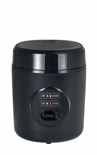 新品　山善 炊飯器 0.5～1.5合 小型 ミニ ライスクッカー ブラック YJE-M150(B)
