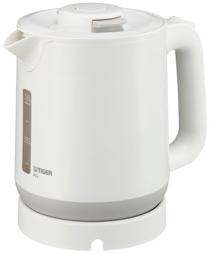 新品　タイガー 電気ケトル 1L ホワイト 蒸気レス わく子 PCJ-A100-W