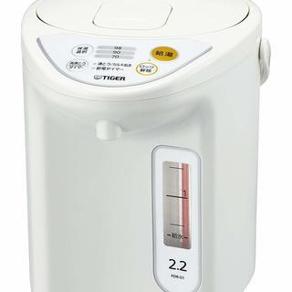 新品　タイガー 魔法瓶 マイコン 電気 ポット 2.2L ホワイ...