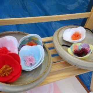 お花のアクセサリーWS