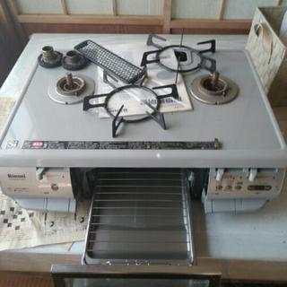 リンナイ中古ガスコンロ(LP)説明書あり※決まりました