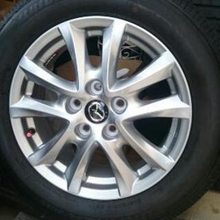 値下げ致しました❗マツダ 新車外し純正アルミホイール&タイヤセッ...