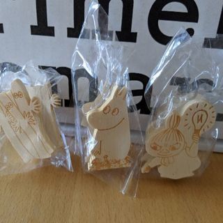 ムーミン♡ミー♡ニョロニョロ　木製クリップ3個セット　新品!