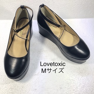 【LOVETOXIC】ラブトキシック 厚底ワンストラップシューズ...