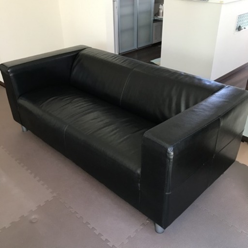 IKEA 本革ソファ