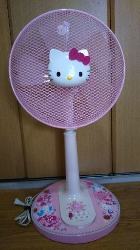 ハローキティ30cmリビング扇風機