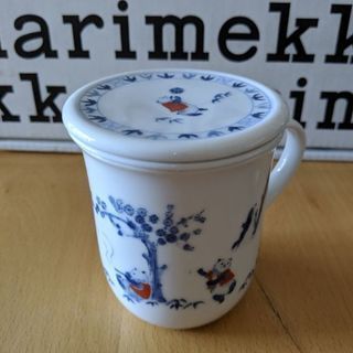 🐼パンダ茶器　茶こし付きマグカップと茶器　2セット　新品の画像