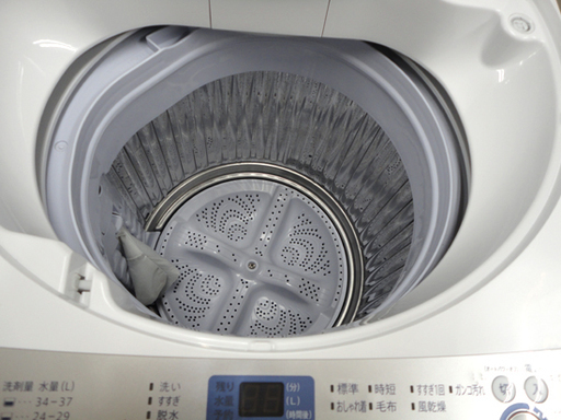 2016年製 5.5kg 全自動洗濯機 シャープ ES-GE55R 札幌市 白石区 東札幌