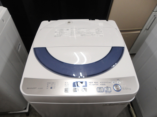 2016年製 5.5kg 全自動洗濯機 シャープ ES-GE55R 札幌市 白石区 東札幌