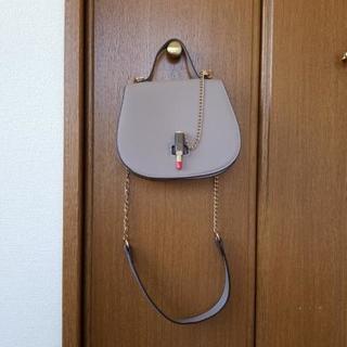 💄👜グレージュ　チェーン　バッグ