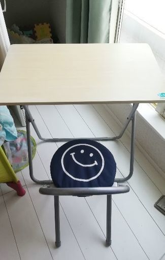 折り畳み式デスクチェアセット