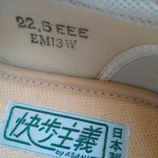 値下げ！快歩主義の靴　22.5EEEの画像