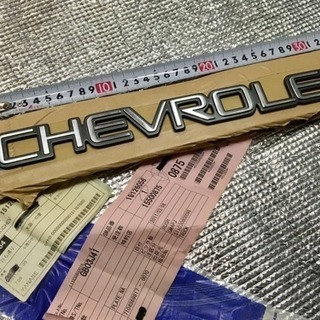 純正 GM[シボレー]プレート/ステッカー 新品/未使用