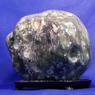 オーシャンジャスパー原石磨き34.4kg 置き石 飾り石 水石 鑑賞石