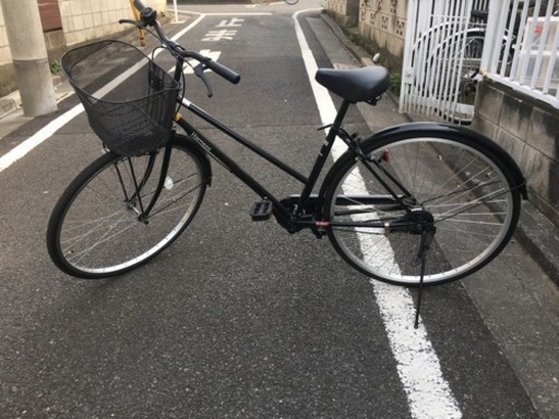 ママチャリ 自転車 黒