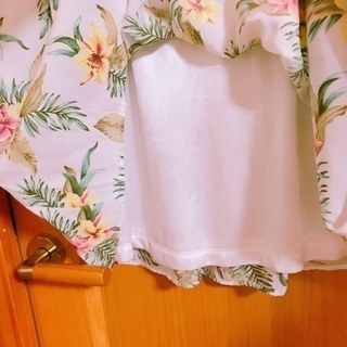 リゾート柄ワンピース！(未使用Lサイズ)の画像