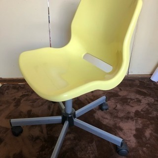 IKEA デスクチェア 椅子 黄色 イエロー
