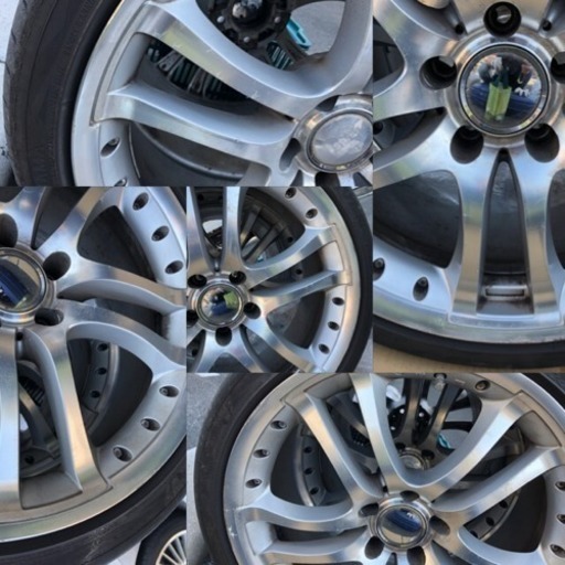 週末値下げ！ベンツW211社外アルミ19インチ、ヨコハマ、ダンロップタイヤバリ溝セット