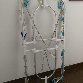 アルミフレーム洗濯物干し 中古 差し上げますの画像