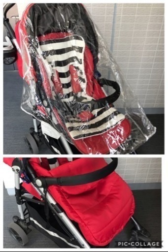 ペグペレーゴ si 赤 ベビーカー