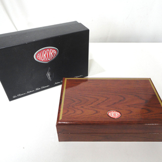 AURORA/アウロラ 万年筆 F ペン先 14K 585 イタリア製 予備インクあり