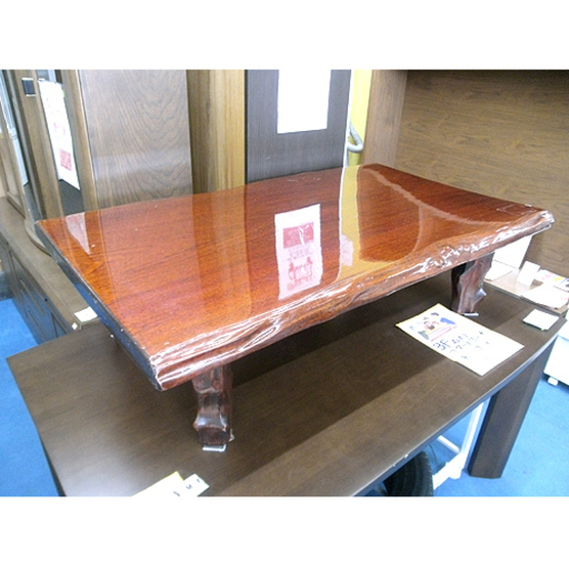 札幌【堅い木材で作られた座卓】幅119cm ローテーブル ちゃぶ台 本郷通店