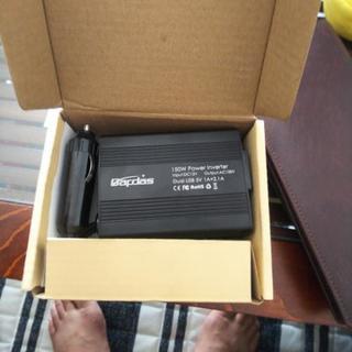 Bapdas 150W車載インバーター DC 12VからAC 100-110V 車載充電器 と 3.1A二つのUSBポートの画像