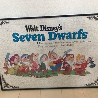 ディズニー ジグソーパズル 額入り