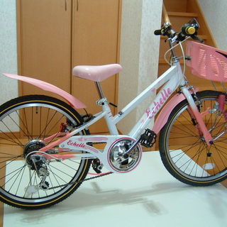 ほぼ新車！点検整備済み！２２インチマウンテンバイク■女の子ピンク自転車の画像