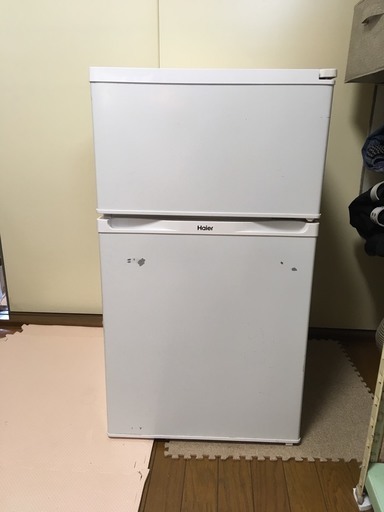 ★2014年製★ ハイアール 91L 2ドア冷蔵庫 JR-N91J　※取りに来れる方限定