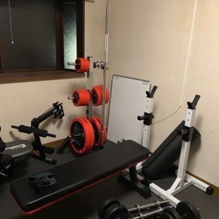 キャンセルの為 急募 ７月7日限定 バーベルセットフラットベンチ...