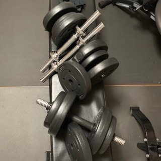 キャンセルの為 急募 7月7日限定 バーベルセットフラットベンチ