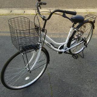 中古  26インチ  自転車   前かご  後方荷台 あり   ...