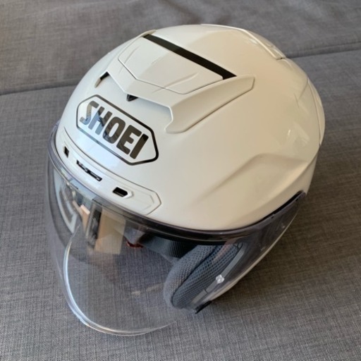 美品、SHOEI、ヘルメット、白、Lサイズ