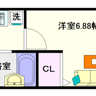 【桜川Ｚenshin,BLD】1号タイプ！1Ｋタイプ！駅が近いっ...