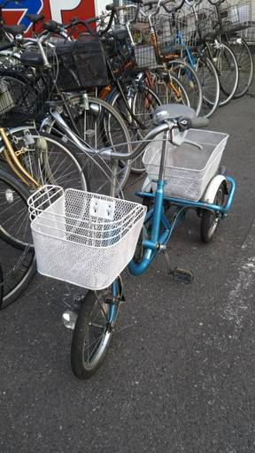 16インチ☆三輪自転車★シングルギア
