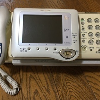 電話機  子機1台  SHARPの画像