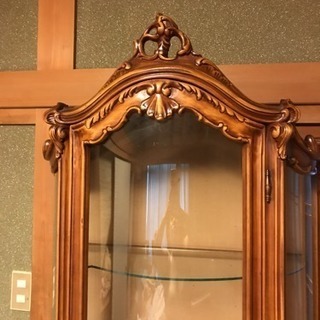 イタリア製象嵌細工飾り棚