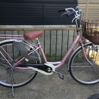 ＜美品＞ 26インチ・ママチャリ自転車・サドルは新品に交換済み