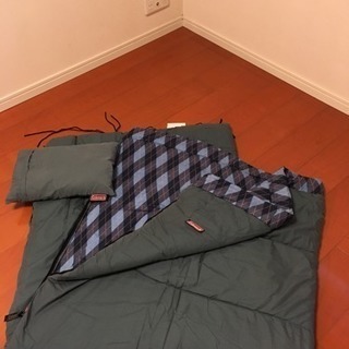 【差し上げます】Coleman Sleeping Bag（寝袋、化繊、封筒型）の画像