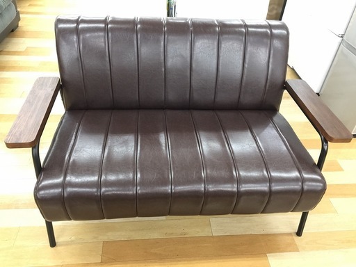 nitori(ニトリ）ステイン　二人掛けソファ 【トレファク岸和田】