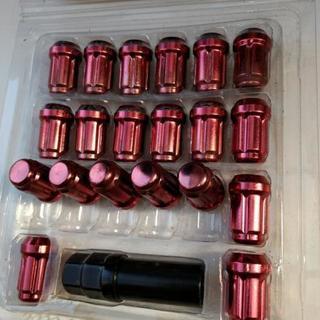 （終了）MaxGuare 赤色 ホイールナット20本＋専用工具