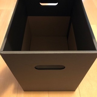 無印良品 ダンボール・ボックス・フタ式　約幅２６×奥行３７×高さ３２ｃｍの画像