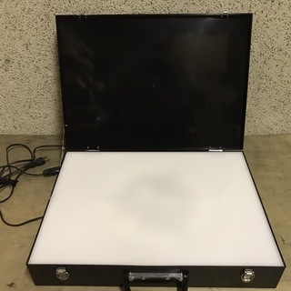 実務書道教育センター A3サイズ 蛍光透視台 トレース台 トレーサー ライトボックス 書道 イラスト 持ち運び可の画像