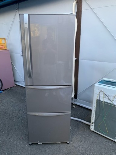 TOSHIBA 3ドア冷蔵庫 375L GR-38ZV(N)