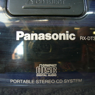 ★panasonic   RX-DT35   CD   Wカセット　　ポータブルプレーヤー　　２０００年製の画像